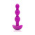 b-Vibe Triplet Rechargeable Remote-Controlled Vibrating Anal Beads Plug Fuchsia