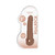 RealRock Realistic 9 in. Penis Sleeve Extender Sling Tan