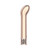 Royal Gems Jewel Rechargeable Curved ABS Bullet Vibrator Rose Gold