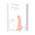RealRock Realistic 6 in. Curved Dildo With Balls and Suction Cup Flesh