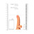 RealRock Realistic 6 in. Curved Dildo With Balls and Suction Cup Tan