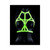 Ouch! Glow in the Dark Bra Harness Neon Green S/M