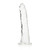 RealRock Crystal Clear Slim 6 in. Dildo Clear