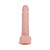 RealRock 7 in. Vibrating Cock with Balls Regular Straight Beige