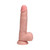 RealRock 7 in. Vibrating Cock with Balls Regular Straight Beige