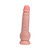 RealRock 7 in. Vibrating Cock with Balls Regular Straight Beige