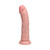 RealRock 8 in. Vibrating and Rotating Cock Regular Curved Beige