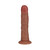 RealRock 8 in. Vibrating and Rotating Cock Regular Curved Tan