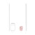 LoveLine Dreamsicle AirTapTech Rechargeable Vibrator Pink