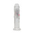 RealRock Wireless Rechargeable Remote Control LED Vibrating 6 in. Dildo Clear