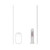 RealRock Wireless Rechargeable Remote Control LED Vibrating 6 in. Dildo Clear