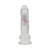 RealRock Wireless Rechargeable Remote Control LED Vibrating 7 in. Dildo with Balls Clear
