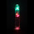 RealRock Wireless Rechargeable Remote Control LED Vibrating 8 in. Dildo Clear