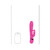VIVE Mimi Rechargeable G-Spot Vibrating and Tapping Rabbit Pink
