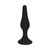 LEVELZ Slim Silicone Anal Plug Medium Black