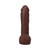 The Realistic Cock Hung 12 in. ULTRASKYN Vac-U-Lock Dildo Chocolate