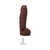 The Realistic Cock Hung 12 in. ULTRASKYN Vac-U-Lock Dildo Chocolate