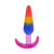 Crystal Jellies Anal Trainer Set S/M/L Rainbow