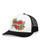 Wood Rocket Tattoo Heart Mother Fucker Trucker Hat - Black/White