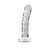 Icicles No. 62 Curved Realistic 6.5 in. Glass Dildo Clear