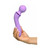 Fantasy For Her Duo Wand Massage-Her Rechargeable Silicone Dual-Ended Vibrator Purple