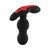 Forto Vibrating Anal Plug Rechargeable Silicone Black