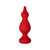 Forto F-30 Pointer Silicone Anal Plug Medium Red