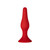 Forto F-11 Lungo Silicone Anal Plug Medium Red