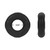 Forto F-33 Liquid Silicone Cockring Medium Black