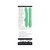 Evolved Full Throttle Rechargeable Warming Vibrator Silicone Mint Green