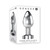 Gender X Rockin' Metal Plug XL Rechargeable Vibrating Anal Plug Aluminum Silver