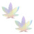 Neva Nude Pasty Weed Leaf Holographic