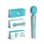Le Wand All That Glimmers Petite Rechargeable Vibrating Massager Special Edition Set Light Blue
