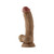 Shaft Model C: 7.5 in. Dual Density Silicone Dildo with Balls Oak