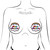Pastease Happy Birthday Cloud Rainbow Pasties