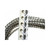 Leather Corset Flogger White/Grey