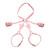 STRICT Bondage Harness with Bows Pink M/L