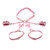 STRICT Bondage Harness with Bows Pink M/L