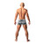 Male Power Dirty Denim Pouch Short Denim Print XL