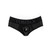 SpareParts Tomboi Cover Brief Style Underwear Harness Nylon Black/Black XS