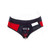 SpareParts Tomboi Cover Brief Style Underwear Harness Nylon Red/Black M