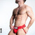 Oxballs Oxjok Slingjock Upthrust Slider-Strap Jock Red Hot L