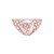 Magic Silk Sweet Treats Split Back & Crotchless Panty with Lube Peach L/XL