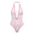 Magic Silk Daisy Teddy with Snap Crotch Daisy Print Queen Size