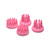 Size Matters 10X Rotating Silicone Nipple Suckers with 4 Attachments Pink