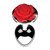 Booty Sparks Red Rose Anal Plug Small