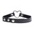 Master Series Dark Heart Chrome Heart Choker Black