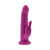 Playboy Fluffle Rechargeable Vibrating Dual Stimulator Silicone Purple