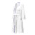 Magic Silk Sheer Passion Flutter Sleeve Robe White/Lavender S/M