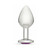 Me You Us Crystal Jewels Metal Plug Purple Medium